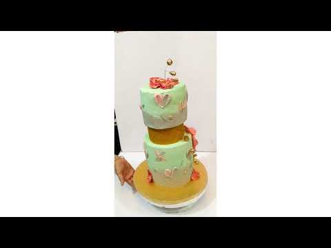 Wedding Cake | Beautiful Wedding Cake | Bridal Cake | Cake Ideas | Samia's Kitchen #shorts