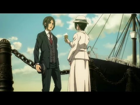 Eren, Mikasa, and Sasha try Icecream for the first time | Attack On Titan S4 P2 EP12