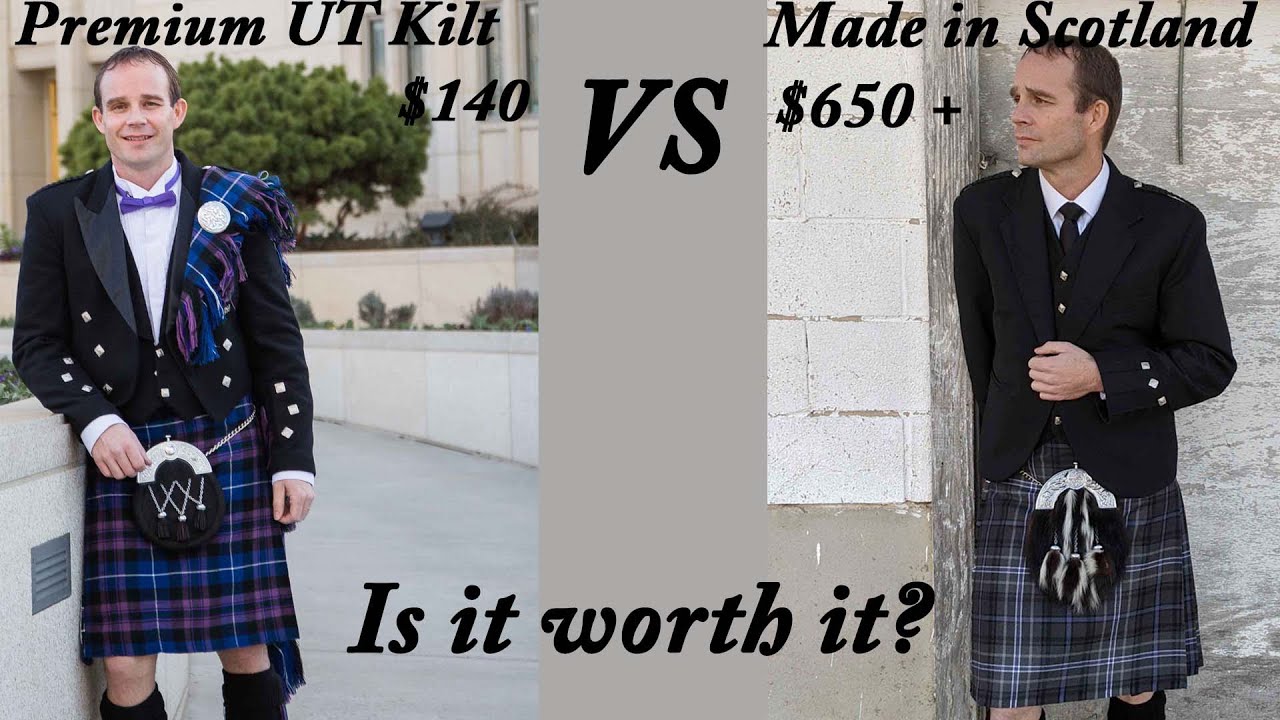 $140 Wool Kilt vs $650+ Made in Scotland Kilt - Is it worth it - UT Kilts