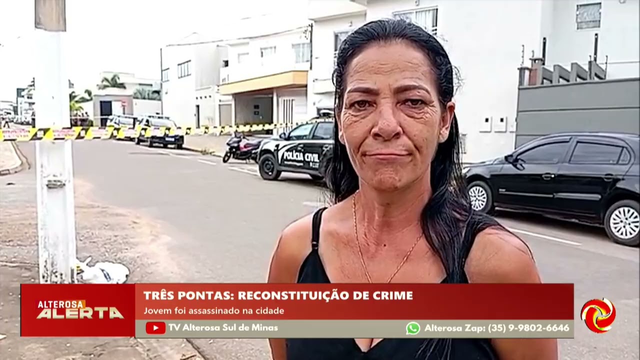 Reconstituição de crime em Três Pontas: jovem foi esfaqueado e morreu