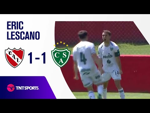 GOLAZO A LO MESSI: El descomunal tanto de Eric Lescano en Independiente vs. Sarmiento - Reserva