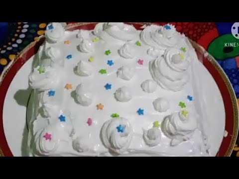 🎂Cream cake🎂 at home with easy ingredients.