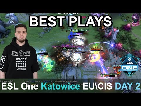 ESL One Katowice 2019 BEST PLAYS Qualifier EU\CIS Day 2 Highlights Dota 2 Time 2 Dota #dota2 #eslone