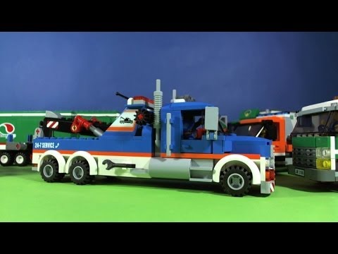 Vidéo LEGO City 60056 : La remorqueuse de camions