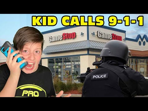 Kid Calls 911 Because GameStop Ran Out Of The PS5s! GROUNDED!