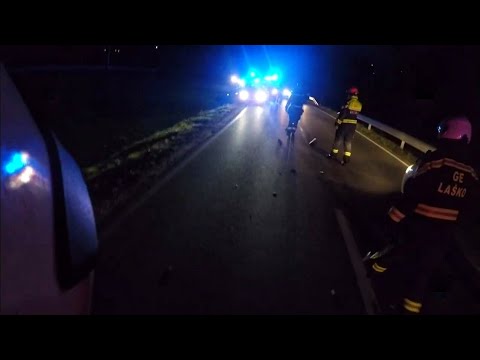 Gasilci Laško - Prometna nesreča - Debro