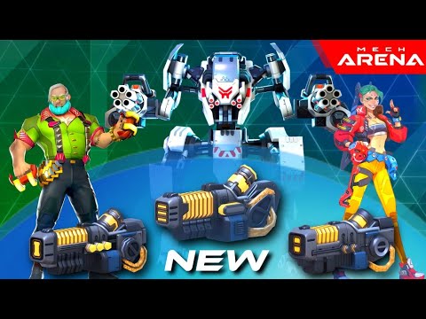New Mech Sail - New Weapon Plasma Projectile - New Pilot Diesel & Neev - Mech Arena - New Update