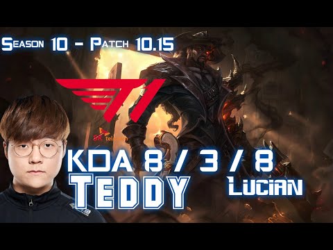 T1 Teddy LUCIAN vs CASSIOPEIA Mid - Patch 10.15 KR Ranked