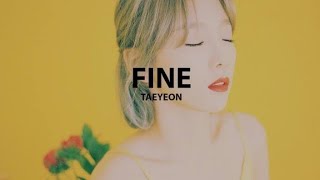 Download lagu Taeyeon (좋아)FINE lyrics concert ver. mp3
