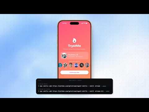 Fully Featured and Animated iOS/SwiftUI Dating App With AI Agent Skills thumbnail