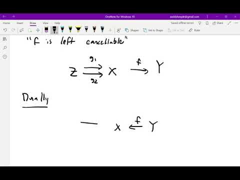 Section 1.1,1.2 - Terminology - Categories & Sheaves