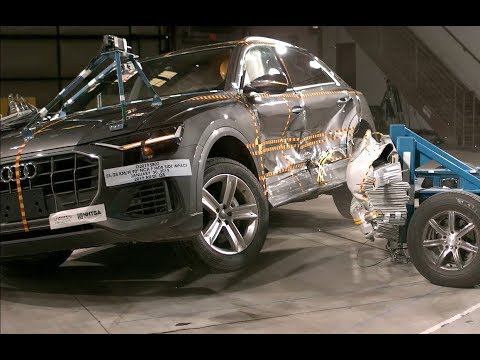 Audi Q8 (2019) Crash Tests [All: Front, Side, Side-Pole]
