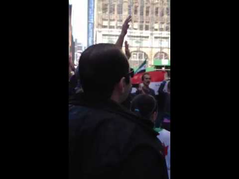 Syrian revolution ( new York protest)