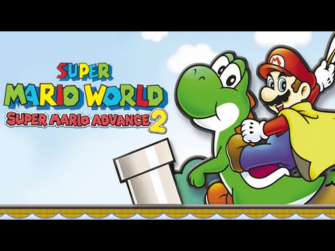 SUPER MARIO WORLD: SUPER MARIO ADVANCE 2 - Full Game (100%, All Dragon Coins & Exits) (As Mario)