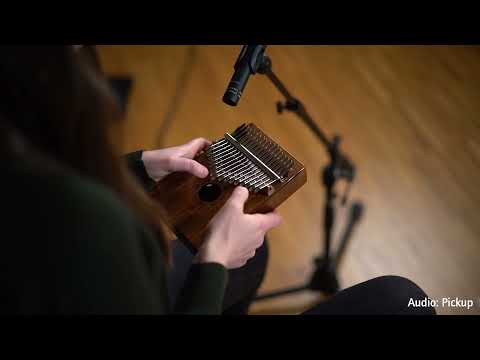 Калимба с подключением Ortega Lizard Series OKB1E Solid Acacia, 17 Keys