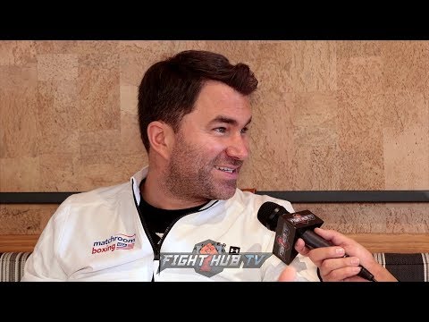 EDDIE HEARN 'JOSHUA THINKS WILDER AN EASY FIGHT! WANTS TO FIGHT NOW! 80% FIGHT HAPPENS NEXT!'