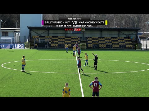 Ballynahinch Olympic v Carnmoney Colts - Under 15 Fifth Division Cup Final - March 2022