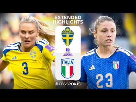 Sweden vs. Italy: Extended Highlights | UEFA World Cup Qualifiers | CBS Sports Golazo