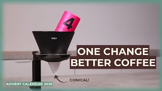Day 04: Orea V4 Wide Conical Brewing Washed Kenya Coffee (Frukt Coffee) | Advent Calendar 2025