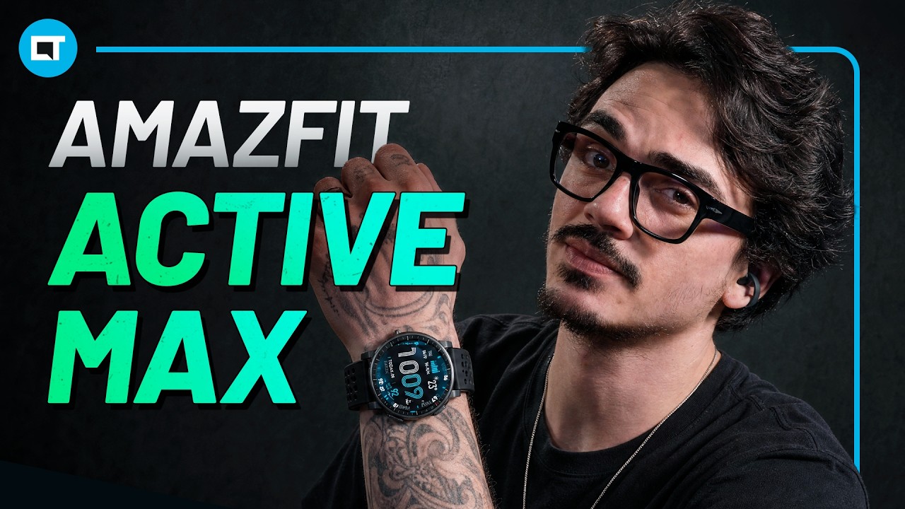 Amazfit Active Max: O smartwatch feito para treinar sem o smartphone