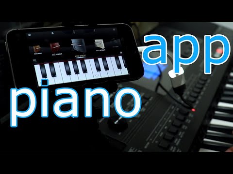 iGrand Piano + iPhone + Yamaha PSR-e453 | High quality piano sounds | midi controller