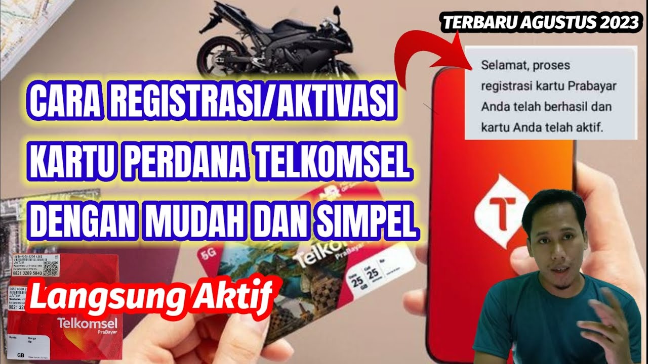 Cara registrasi/aktivasi kartu telkomsel terbaru 2023 || Mendaftarkan kartu telkomsel dengan mudah