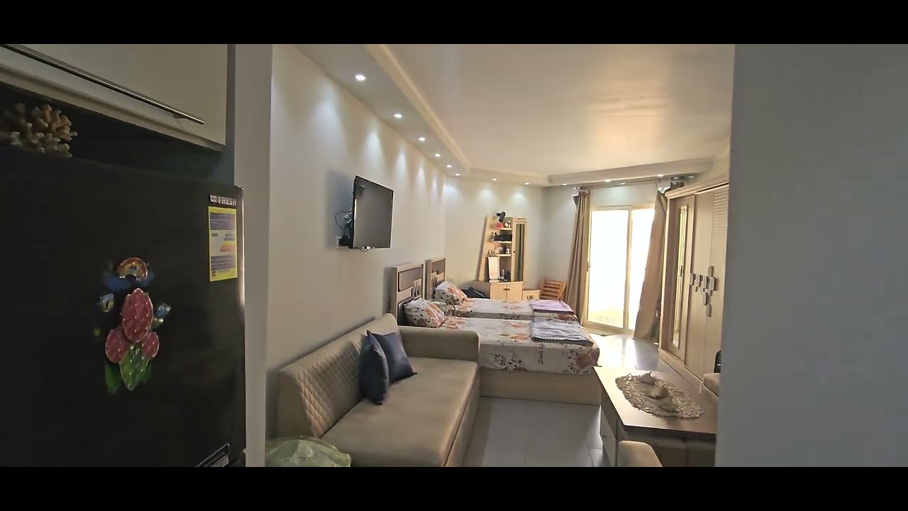 Fully Furnished 60 sqm Hotel-Style Studio in Scandic Compound | Prime Facilities & Private Beach