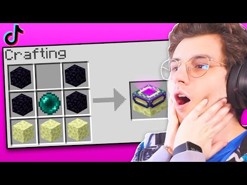 I TRY THE MOST VIRAL TIK TOK IN THE WORLD on MINECRAFT ITA! (Ep.18)