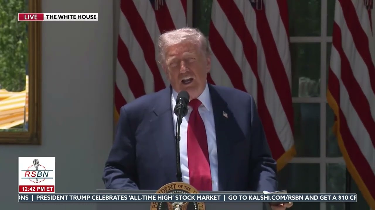 WATCH: President Trump Honors Angel Mothers in White House Rose Garden - 05/08/26