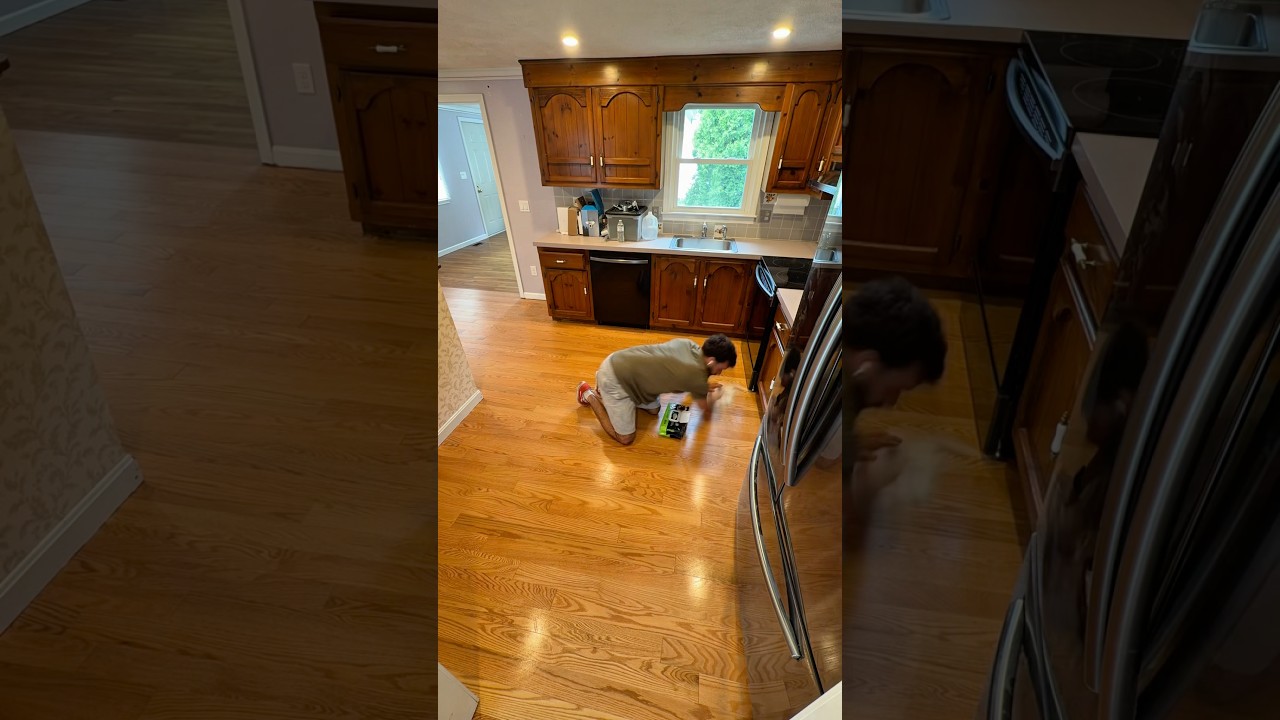Tile removal and floor preparation before hardwood flooring installation