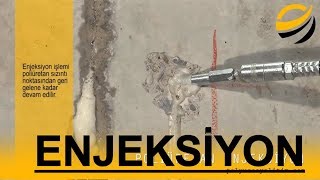 Poliüretan Enjeksiyon Su Yalıtımı, Jel Enjeksiyon, Epoksi Enjeksiyonu