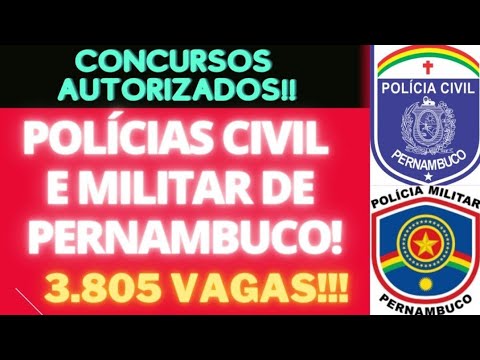 PCPE/PMPE/BMPE: EDITAL em 90 dias anunciado pela governadora! 3.805 vagas ! agora vai !!!!