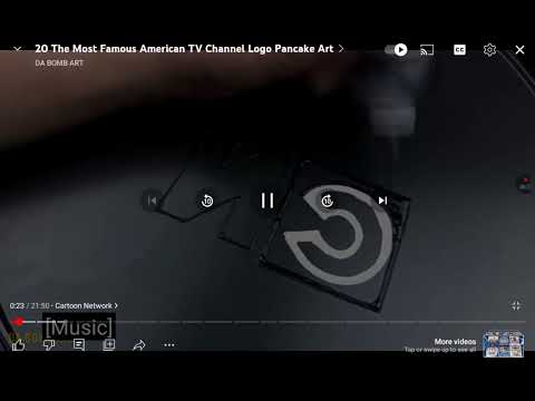 Cartoon Network Logo Pancake Art