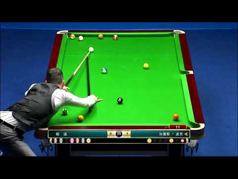 Chen Qiang (CHN) VS Gareth Potts (UK) - 2013 World Chinese Pool Masters Grand Finals