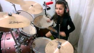 Madison Rising - The Star Spangled Banner  Drum cover Eduarda Henklein (5 years-old)