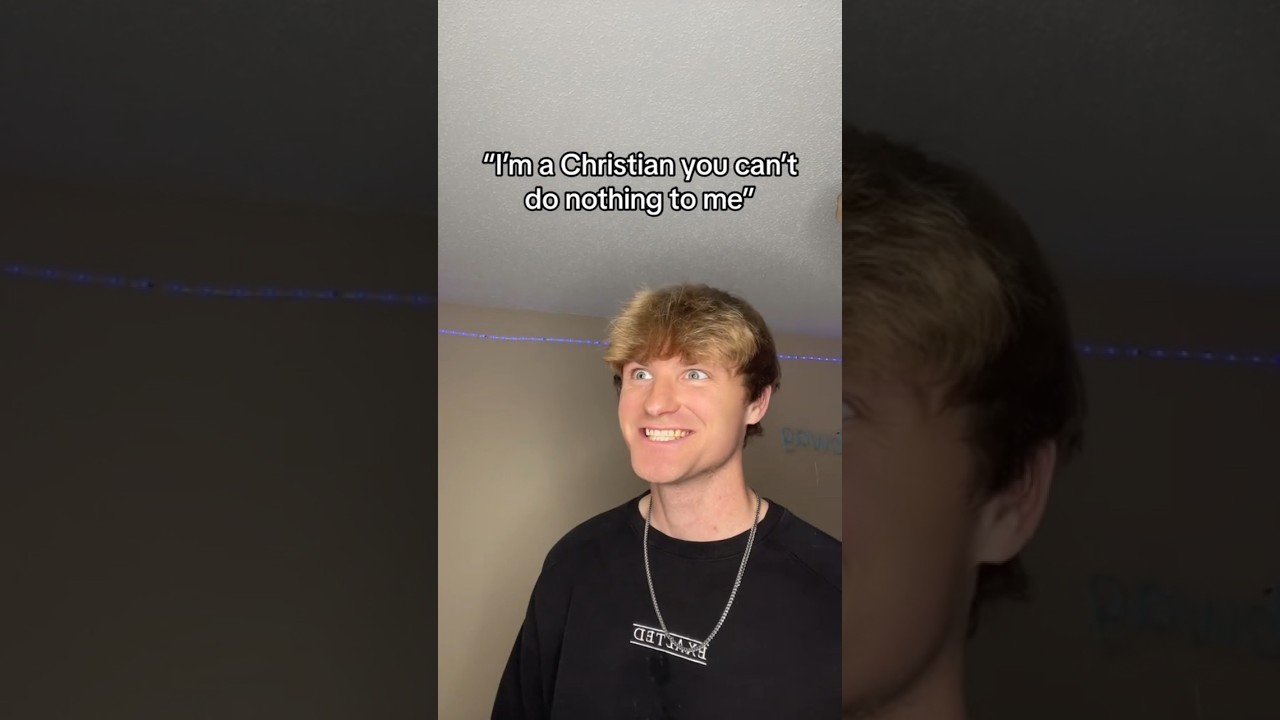 When you believe in God but don’t act like a Christian..#shorts #viral