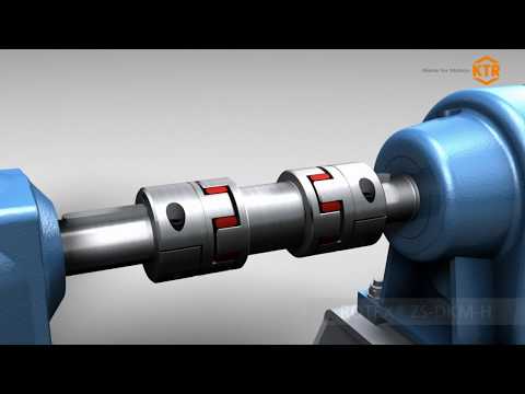 Klauenkupplung ROTEX® ZS-DKM-H mit Zwischenstück