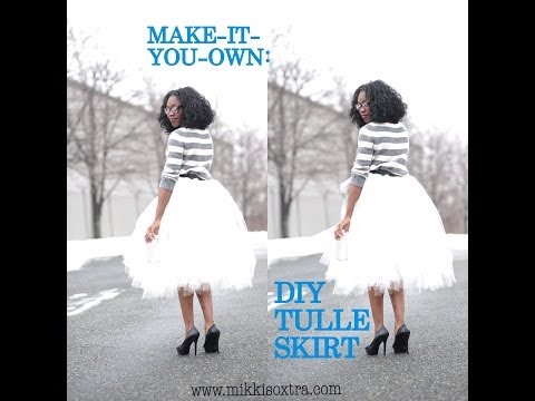Make-It-Your-Own: Tulle Skirt (No-Sew Method)