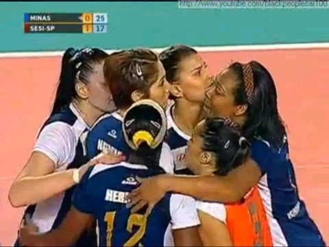 Superliga Feminina de Volei 2011/2012 (quartas de final) - Usiminas Minas 3 x 2 Sesi SP - jogo 3