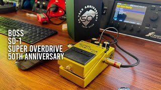 Video thumbnail for BOSS: 50th Anniversary SD-1 Overdrive by Brett Kingman