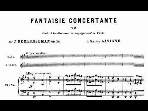 Jules Demersseman - Fantaisie concertante, Op.36