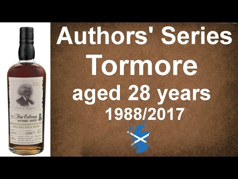 The First Editions Authors' Series Tormore 1988 aged 28 years whisky review #116 from WhiskyJason