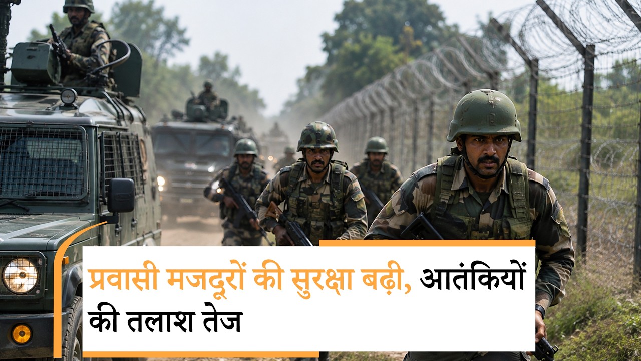 Kashmir Migrant Workers Killing के बाद सुरक्षा बलों का दनादन एक्शन, अब क्लस्टर में रहेंगे मजदूर Kashmir Migrant Workers Killing के बाद सुरक्षा बलों का दनादन एक्शन, अब क्लस्टर में रहेंगे मजदूर