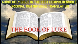 THE BOOK OF LUKE - IN THE ORIGINAL 1984 NIV BIBLE