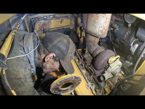 Caterpillar 3304 blown head gasket.