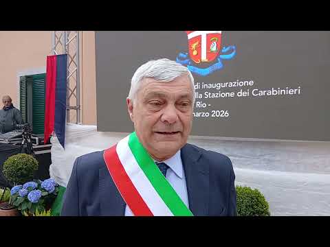 Inaugurazione Caserma dei carabinieri a Rio Marina, parla il sindaco Marco Corsini