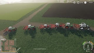 courseplay - návod jak nastavit konvoj nekolika traktorů na obdělávání jednoho pole