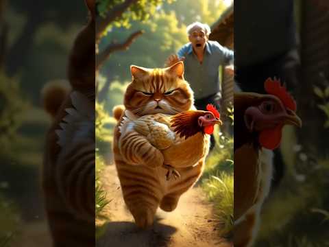 Orange cat 😺 is very dangerous 😂 #catlover #cats #catshorts