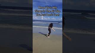 Throw My Jelly Shoes In The Air! #footfashion #barefootshoes