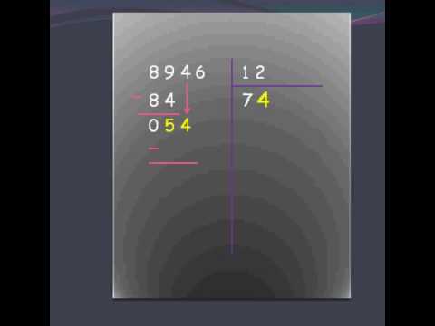 comment poser une division euclidienne